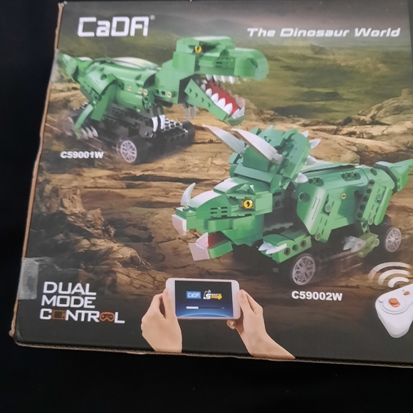 CaDA-Dinosaur World- T-Rex Remote Control Building Block Toy, C59001W - Picture 2 of 6